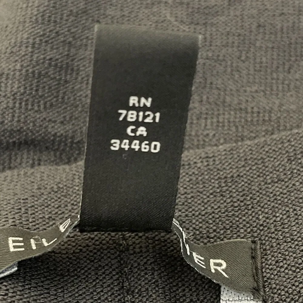 Eileen Fisher Pull-On Pants Womens Size XS Solid Black Career Professional - Picture 5 of 9